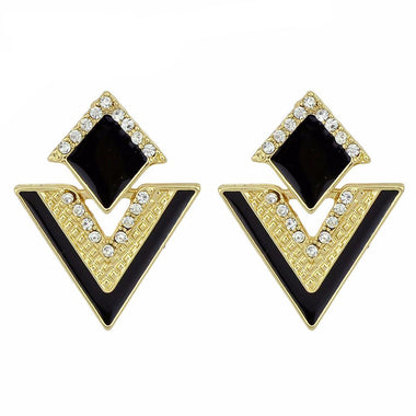 Geometric Drop Triangle Earrings for Women