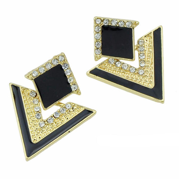 Geometric Drop Triangle Earrings for Women