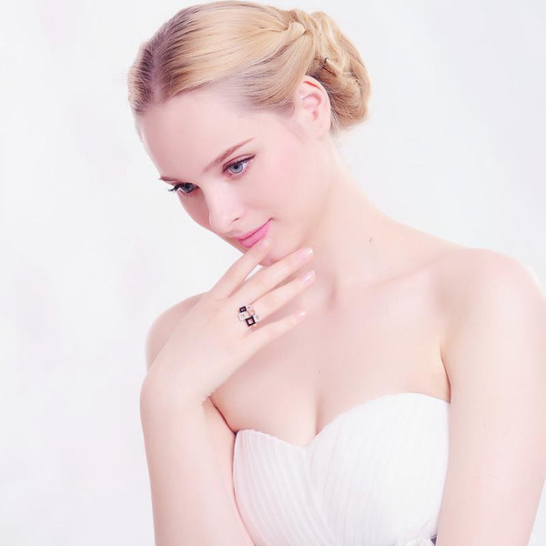 Square Crown Ring For Women