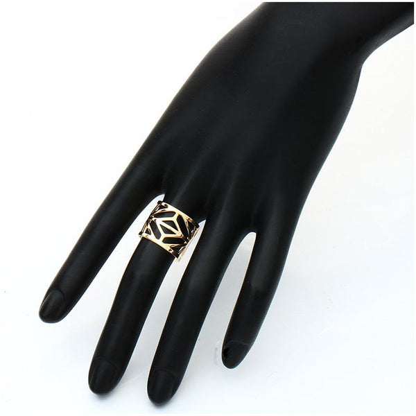 Geometric Lines Adjustable Ring