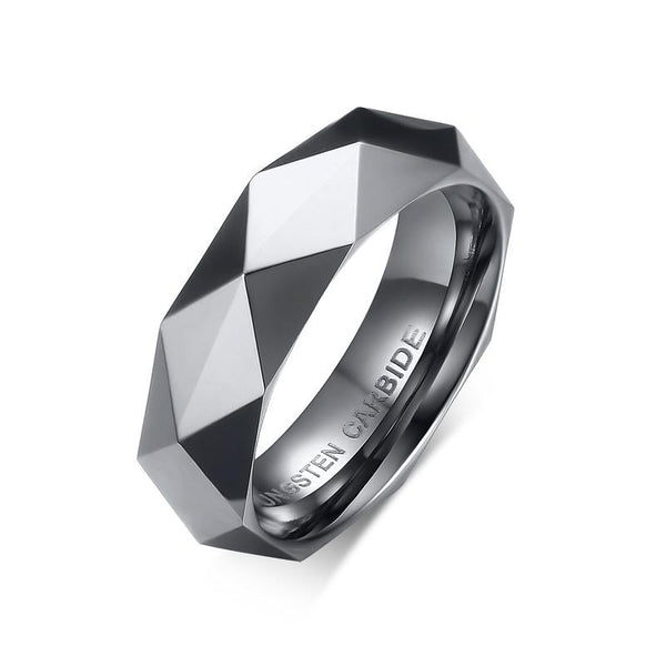 Diamond Pattern Promise Ring