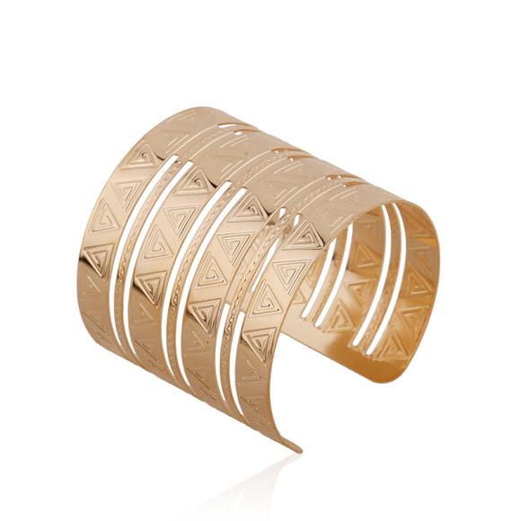 Assorted Geometric Designs Metal Bangles